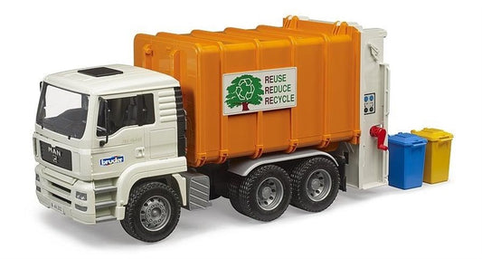 Žaislinė šiukšliavežė Bruder GARBAGE TRUCK 4080202-2696