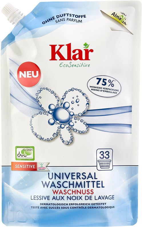Uniwersalny płyn do prania KLAR ECOSENSITIVE, 1,5 l