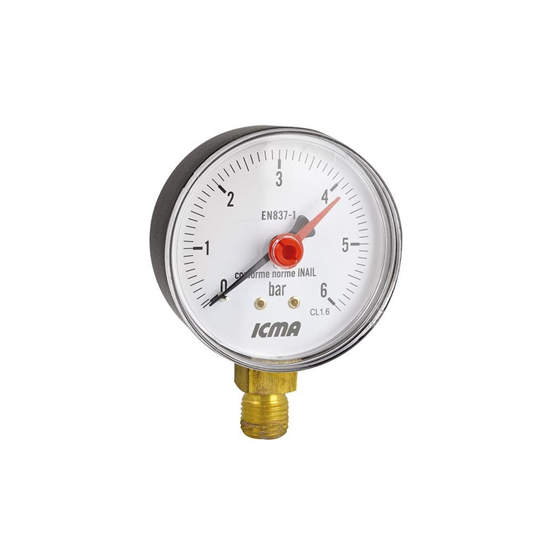 Manometr ICMA 1/4", 63 mm, 10 BAR