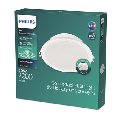 Oprawa wbudowywana Philips Meson, 20W, 4000°K, LED