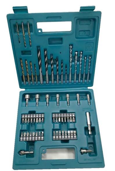 Atsuktuvo antgalių ir grąžtų rinkinys Makita 60 vnt. E-11829