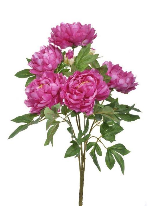 Bukiet sztucznych piwonii, 50cm