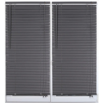 Žaliuzės Luance VENITIAN, tamsiai pilka, 600 mm x 1300 mm
