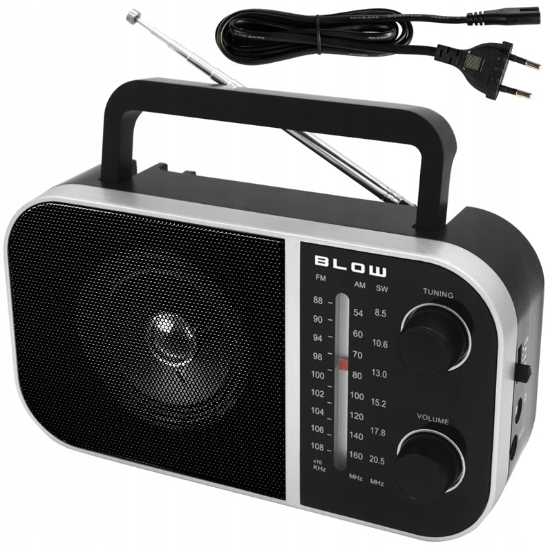 RADIOODBIORNIK RADIOWY CZARNY BLOW RA6