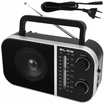 RADIOODBIORNIK RADIOWY CZARNY BLOW RA6