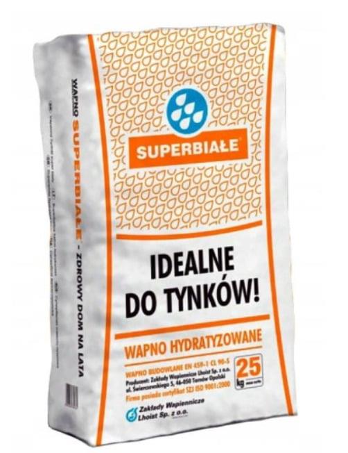 WAPNO HYDRATYZOWANE SUPERWHITE 25KG