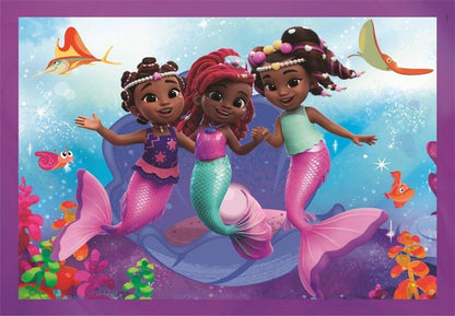 Puzzle Clementoni Disney Ariel 4w1 21533, 62 szt.