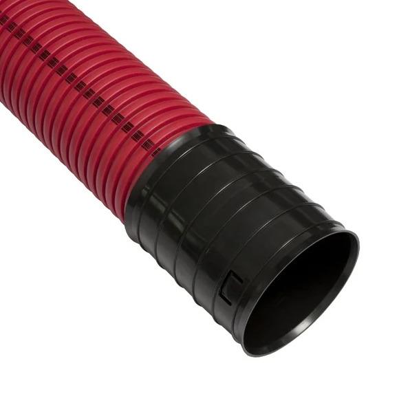 Rura karbowana instalacyjna kielichowa Pipelife D75 HDPE, 6m