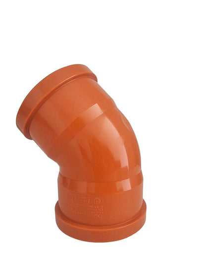 Kolano kanalizacyjne dwukielichowe Magnaplast, Ø 110 mm, 45°