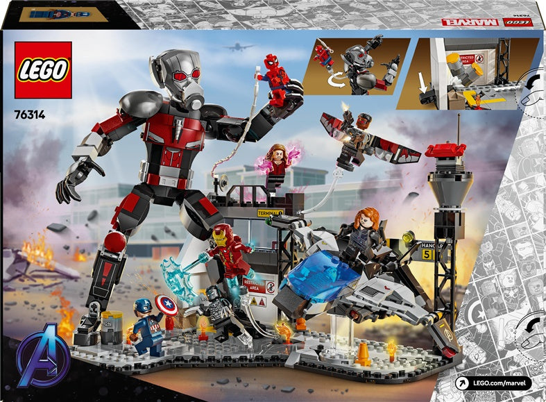 Z LEGO KAPITAN AMERYKA WOJNA BOHATERÓW 76314