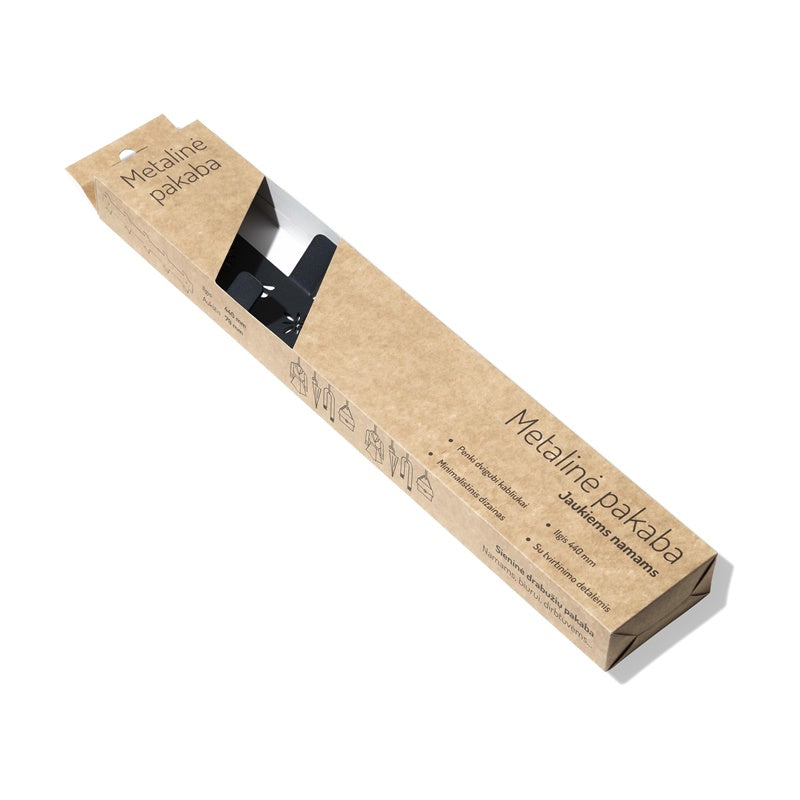 Wieszak na ubrania Glori PK455, 44 cm, antracyt