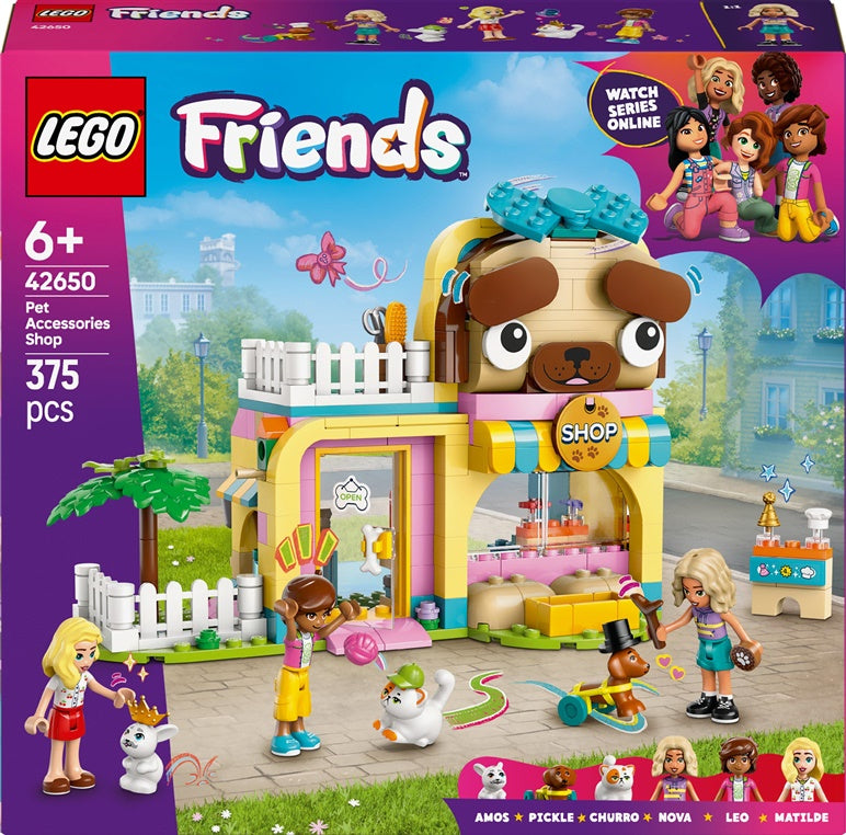 LEGO® Friends Pet Accessories Shop 42650, 375 vnt.