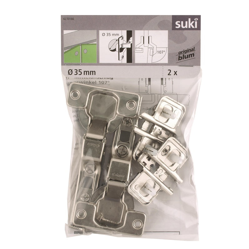 LANKST PUSI CLIP SOFT CLOSE D35 107 2VNT