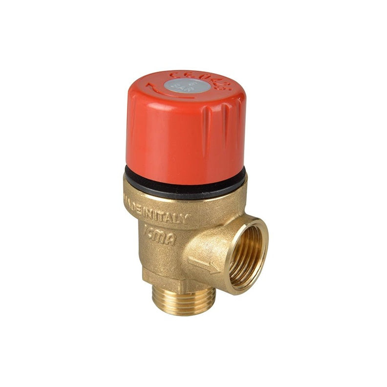 Zawór bezpieczeństwa ICMA 1/2", 1.5 BAR M/F