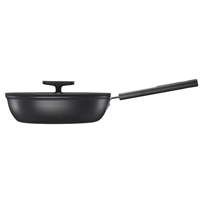 Patelnia z pokrywką Fiskars, 24 cm, aluminium