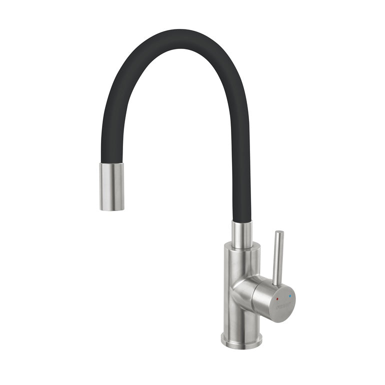 Virtuvinis maišytuvas Ferro Zorba Inox BZR4BSS, juodas