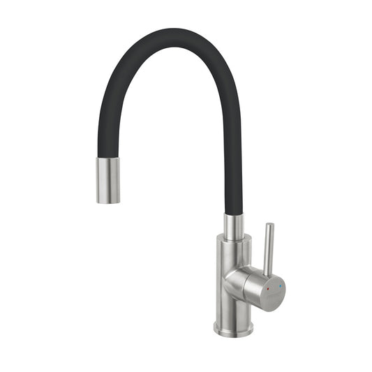 Virtuvinis maišytuvas Ferro Zorba Inox BZR4BSS, juodas