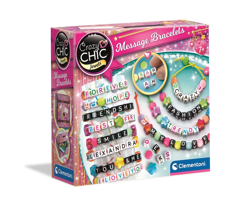 Apyrankių gaminimo rinkinys Clementoni Message Bracelets