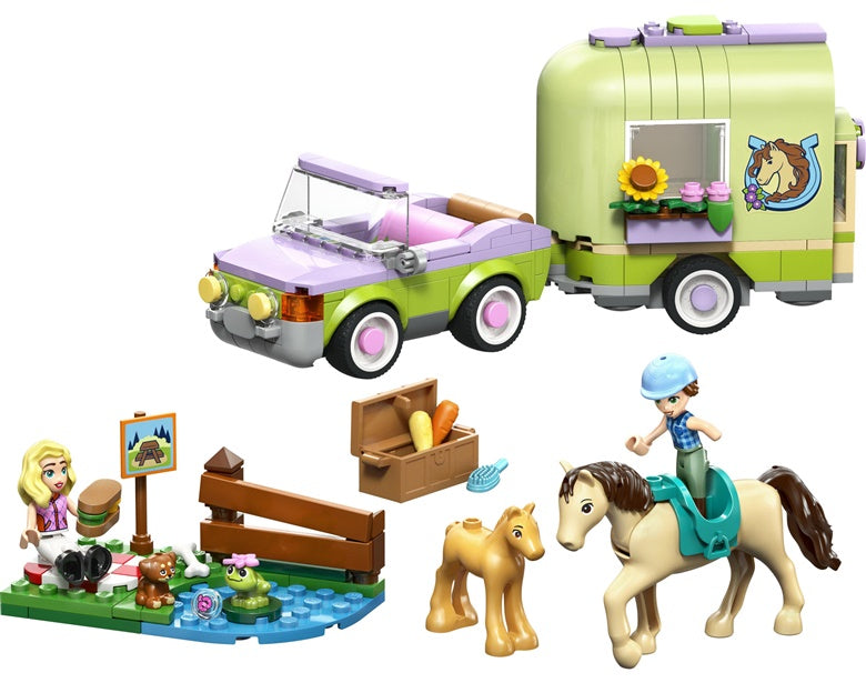 Klocki LEGO® Friends Przyczepa dla konia 42695, 279 elementów.