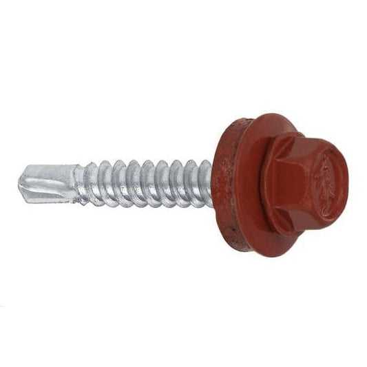 Wkręt samowiercący Wkret-Met WF, RAL3009, 4.8 mm x 19 mm, 250 szt.