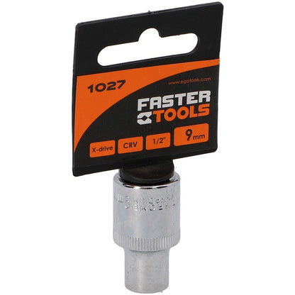 Varžtų galvutė Faster Tools 1/2" 9 mm 1027