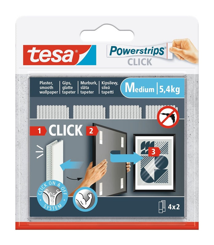 Lipni juostelė Tesa Power-Strips 77721 Dvipusė 0.06m x 2cm