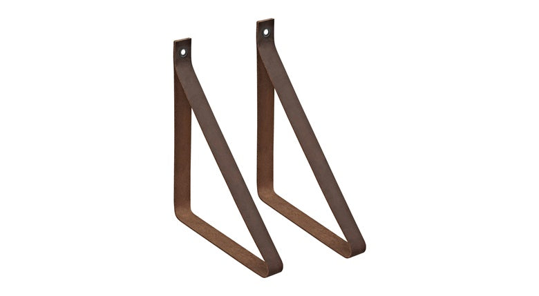 Wspornik półki Dolle Loop, 240x250 mm, brązowy, 2 szt.