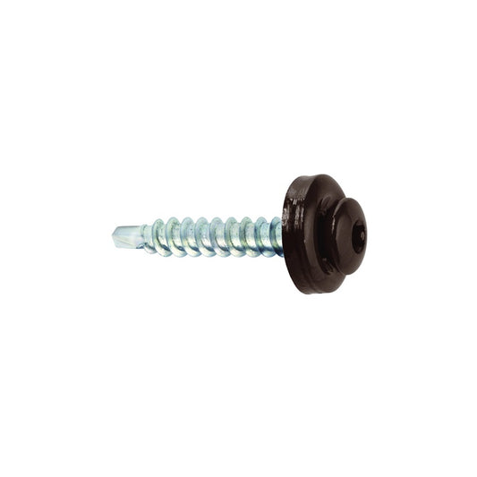 Wkręt samowiercący Wkret-Met WDD, RAL8017, 4.8 mm x 35 mm, 250 szt.