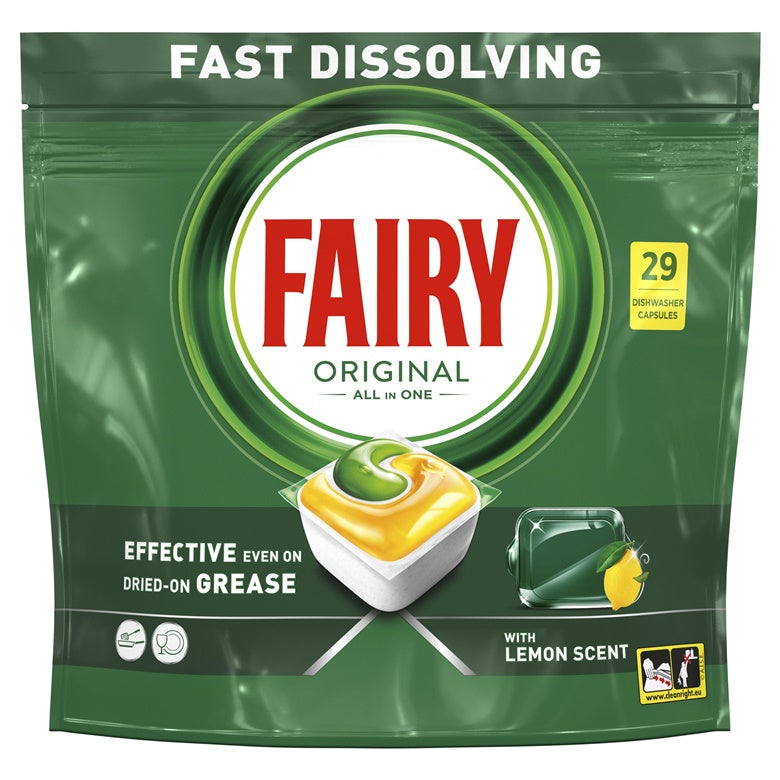 KAPSULĖS IND FAIRY ALLINONE LEMON 29VNT