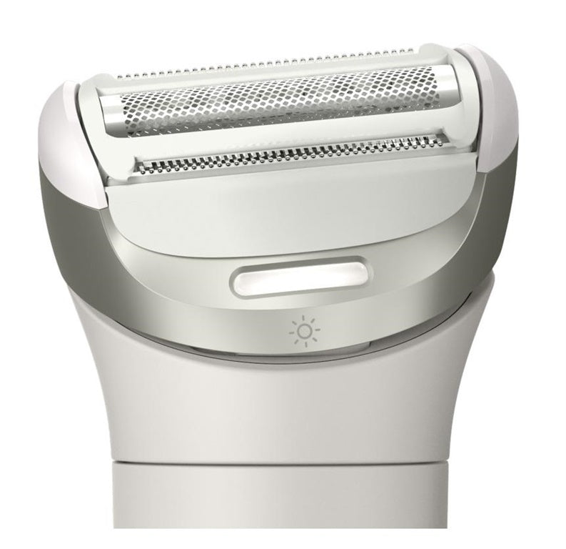 Moteriškas skustuvas Philips 8000 BRL147, baltas