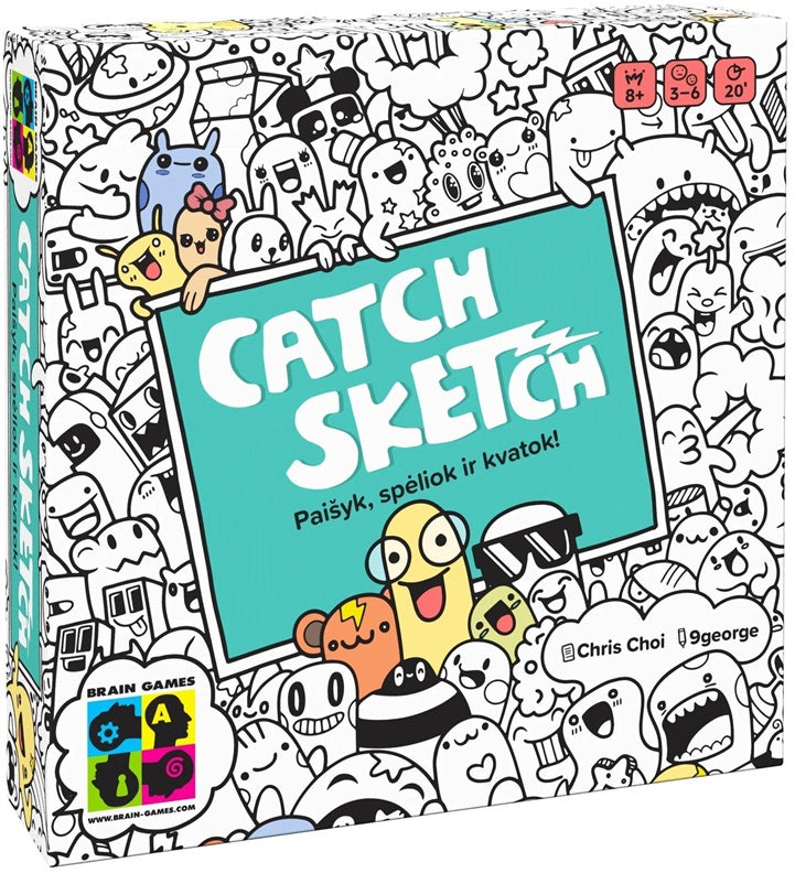 Gra planszowa Brain Games Catch Sketch LT BRG#CSLT