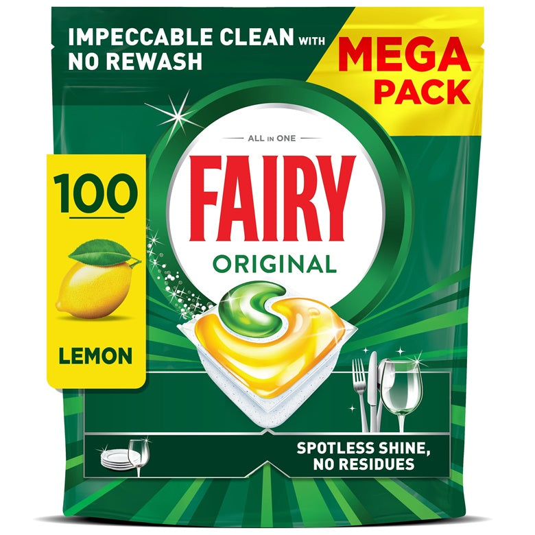 KAPSULĖS IND FAIRY ALLINONE LEMON 100VNT