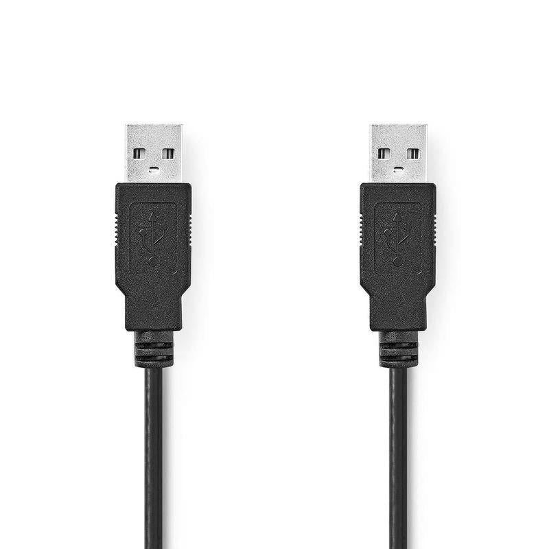 Kabel Emos USB 2.0 A M -USB 2.0 A M, 3 m, czarny