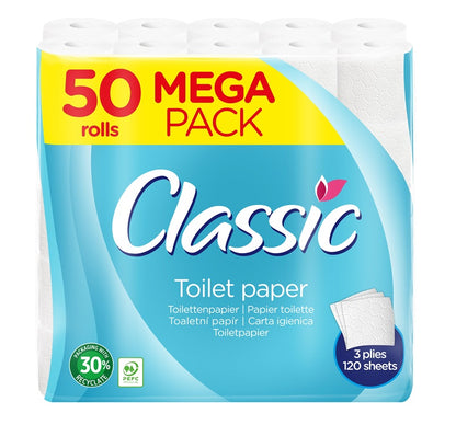 POPIER TUALET CLASSIC 50RUL