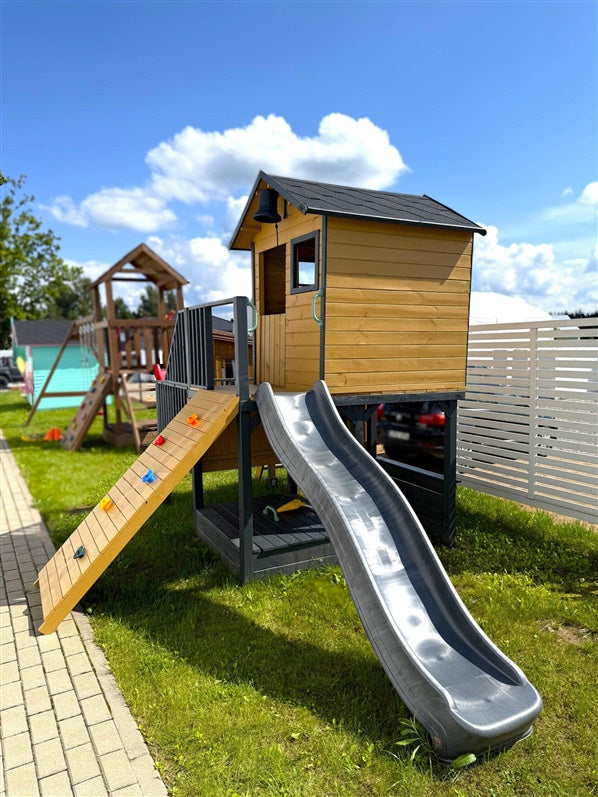 Zjeżdżalnia 4IQ, kolor antracytowy, 220 cm
