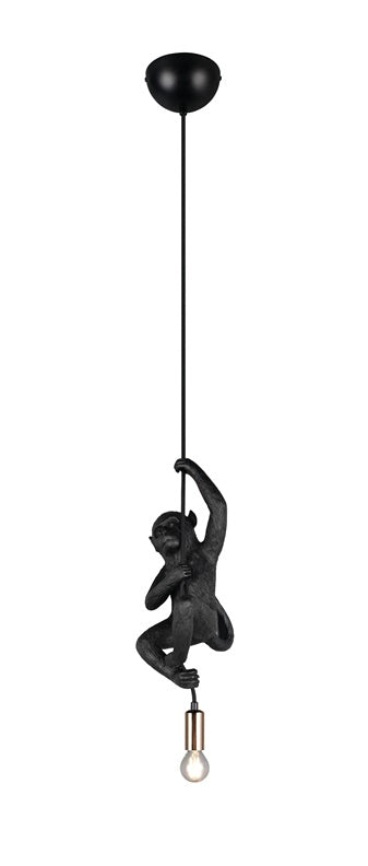 LAMPA WISZĄCA E14 CZARNA