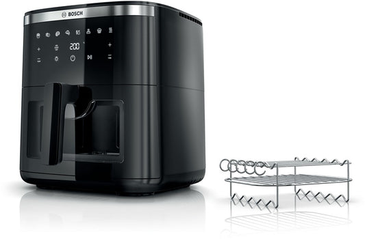 Frytkownica beztłuszczowa Bosch Seria 6 MAF671B1, czarna, 1800W