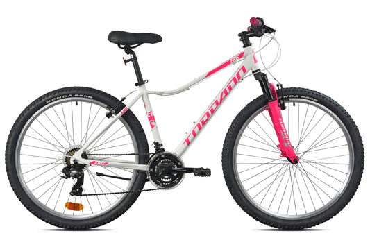 Dviratis kalnų Torpado, 27.5 ", baltas/rožinis