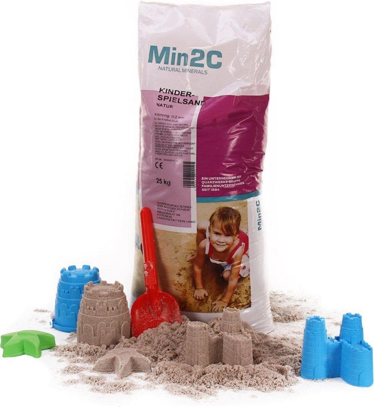 Smėlis smėlio dėžėms Min2C 50 x 30 cm, ruda, 25 kg