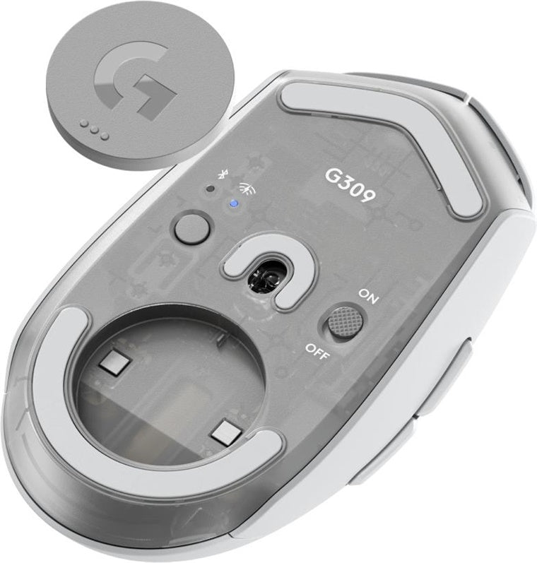 Mysz bezprzewodowa Logitech G309 LIGHTSPEED, biała