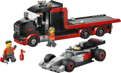 Konstruktorius LEGO City F1 sunkvežimis su Audi 60493,508vnt