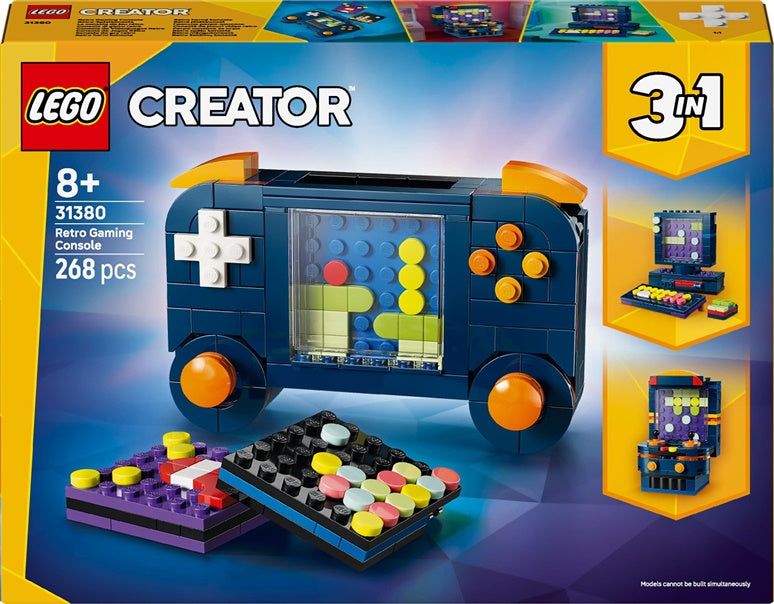 Konstruktorius LEGO® Creator 3in1 konsolė 31380, 268 vnt.