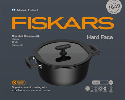 Garnek Fiskars Hard Face 1075527, 5 l