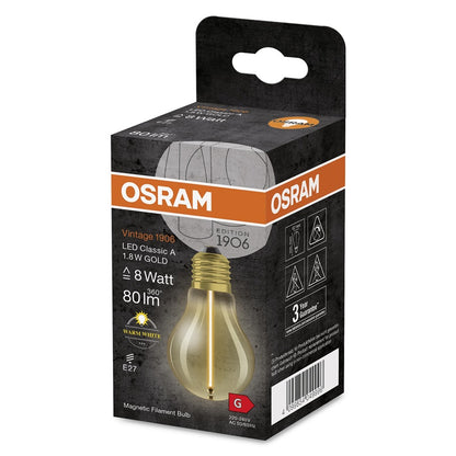 Żarówka Osram LED, A60, E27, 1.8W, 80LM, 2700K