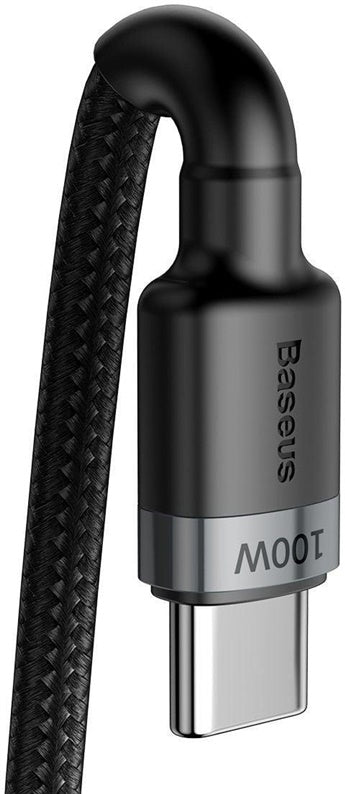 Cable BASEUS USB Type C M, USB Type C M, 2m, black