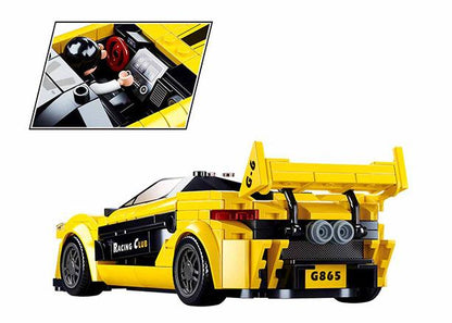 Konstruktorius Sluban Super car Yellow M38-B0956, plastikas