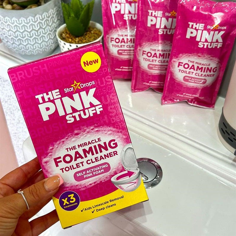 VALIKLIS WC PUTOJANT THEPINKSTUFF 3X100G