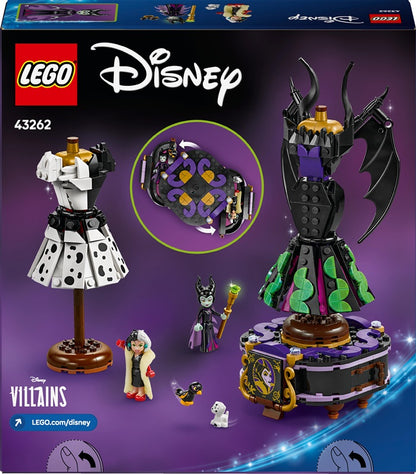 Sukienki Diaboliny i Cruelli de Mon z serii LEGO® Disney 43262