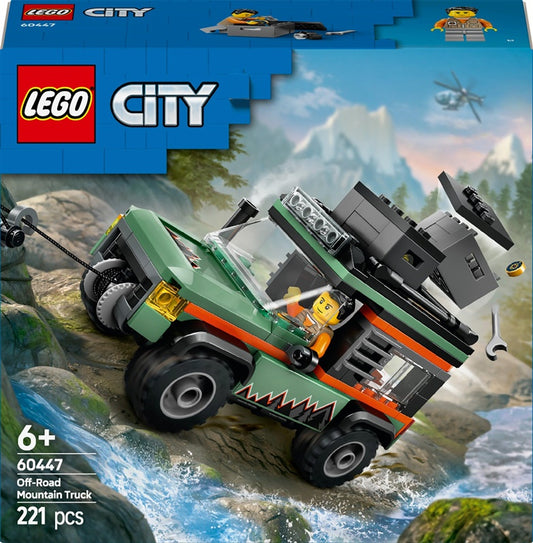 LEGO® City Terenowa ciężarówka górska 4x4 60447, 221 elementów