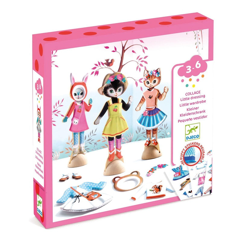 Kūrybos rinkinys Djeco Little wardrobe DJ09859